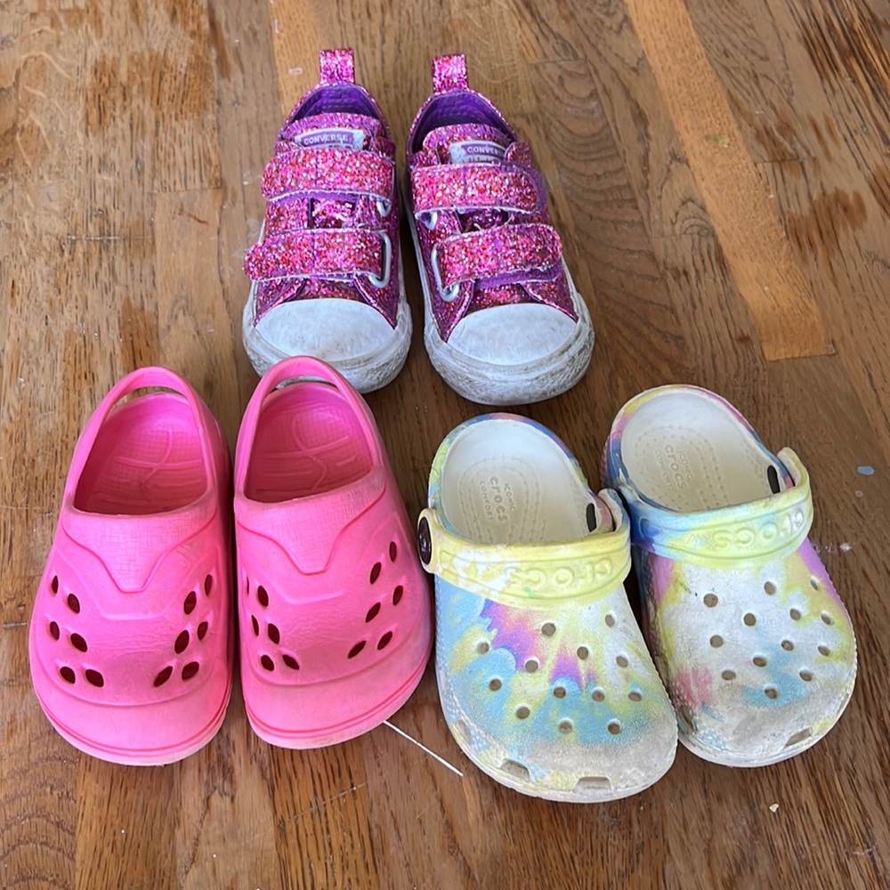 Toddler girl shoe lot sz 5